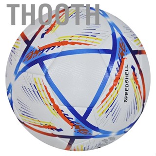 Thooth Inflatable   Training Soccer Ball High Elastic Butyl Liner  Leakage Nozzle for Outdoor