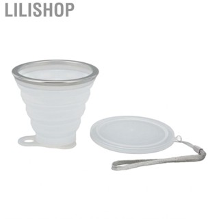 Lilishop Expandable Drinking Cup  Collapsible Folding Camping 270ml  for Office