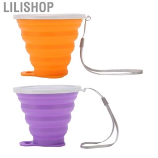 Lilishop Folding Camping Cup  Expandable Drinking 270ml  Collapsible for School