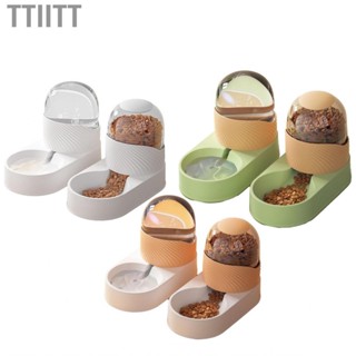 Ttiitt Pet Water  Dispenser  2000ml Automatic  Feeder Waterer Transparent for Indoor