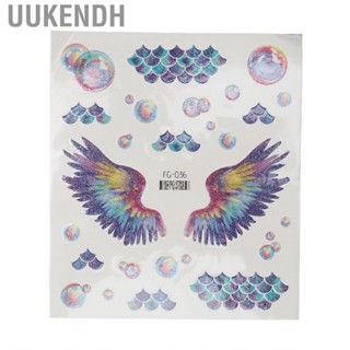 Uukendh Colorful Tattoo  Rich Pattern DIY Facial Makeup For Hbh