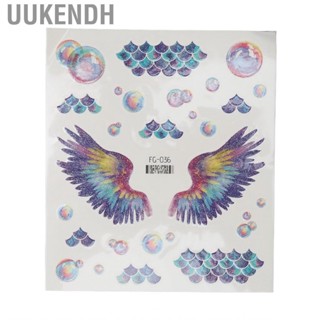 Uukendh Colorful Tattoo  Rich Pattern DIY Facial Makeup For Hbh