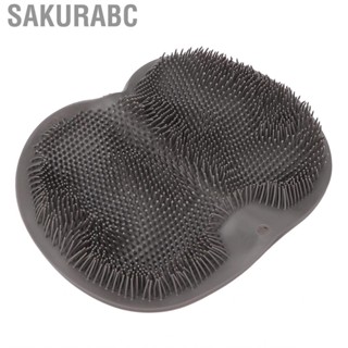 Sakurabc Foot Scrubber Pads Foldable Silicone Shower  Cleaner With Suction