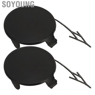 Soyoung Bumper Tow Hook Cover  5E3807241 2PCS Aesthetics Scratch Protection Front Towing Eye Cap Detachable for OCTAVIA Scout