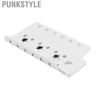 Punkstyle Guitar Bridge Bottom   Easy Replacement Electric Base Practical Metal for DIY