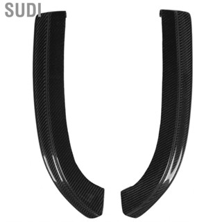 Sudi Carbon Fiber Rear Bumper Side Splitter Extensions Replacement For Mitsubishi Lancer Evolution 7 8 9 2001-2007 Car