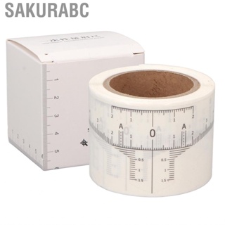 Sakurabc 1 Roll Eyebrow Ruler Stencil  Transparency Clear Plastic