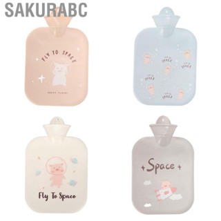 Sakurabc Hot Water Bottle Bag Cute Cartoon 1300ML Safe Explosion Proof Reduce  PVC Wa