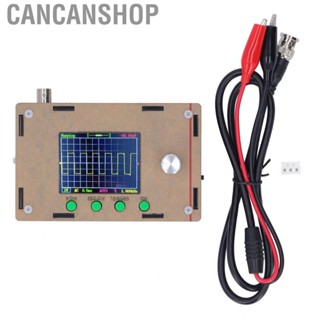 Cancanshop Oscilloscope 0-200KHz High Accuracy 200Khz Bandwidth 2.4in LCD DC 9V Various Modes Handheld for Maintenance