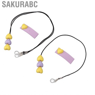 Sakurabc Firm Fixing Prevent Lost Single Ear Lanyard Lightweight with Hairpin for Seniors