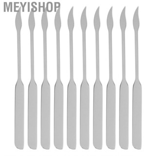 Meyishop Foundation Spatula Double Ended Stainless Steel Lightweight Makeup Tool for Cosmetic Accessories