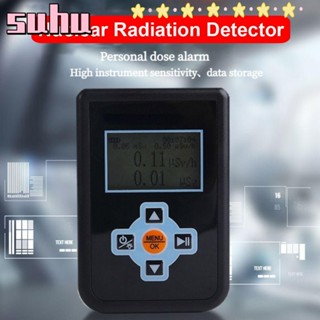 Suhuhd เครื่องตรวจจับรังสีนิวเคลียร์ Beta Gamma X- Gamma- Beta- Tube Dosimeter Monitor, Outdoor Handheld Counter Emission Dosimeter Geiger Counter Home