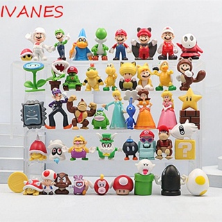 Ivanes โมเดลฟิกเกอร์ PVC รูป Super Mario Bros Donkey Kong Favorite ของเล่นสะสม สําหรับเด็ก