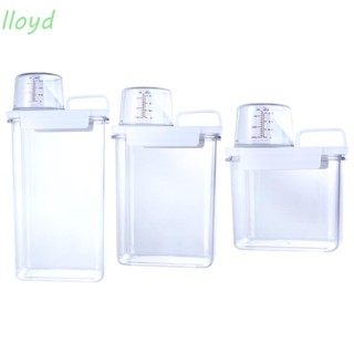 Lloyd กล่องเก็บผงซักฟอก พร้อมฝาปิด และที่จับ