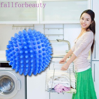 Fallforbeauty ลูกบอลซักผ้า Pvc สีพื้น ใช้ซ้ําได้|ลูกบอลทําความสะอาดเสื้อผ้า