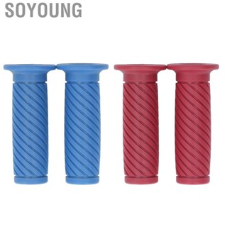 Soyoung Handle Bar Grips  TPR Rubber Motorcycle Grip Comfortable 22mm 24mm Left Right Universal Fit for Motorbike UTV ATV