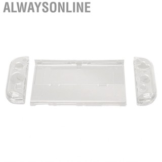 Alwaysonline Clear Game Console Case Split Dockable Gamepad Protective  For Switch