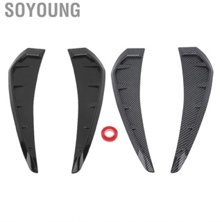 Soyoung 2Pcs Side Fender Vent Air Outlet  Cover Stylish Sturdy Decorative Increased Ventilation Replacement for 1 Series E90 E91