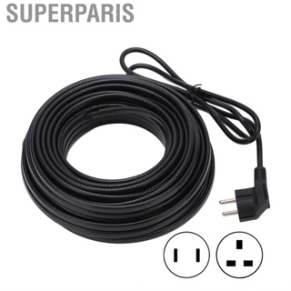 Superparis Electric Heat Cable  Heating 20 Meters Good Protection Multifunctional with Plug for PEX PVC Metal Pipes