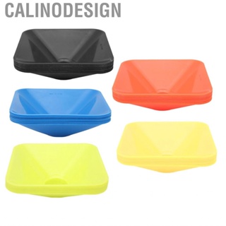 Calinodesign 10Pcs  Cones Training Marker Sports Markers Cone Soccer Game Accessories