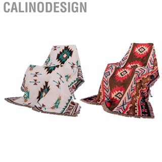 Calinodesign Camping Tablecloth  Widely Used Picnic Table Cover Ethnic Style Bright Colors for Party