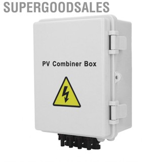 Supergoodsales PV Combiner Box Lighting Protection DC Solar 4 String Short Circuit  with 63A