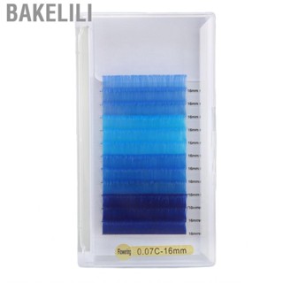 Bakelili Blue Lash Extensions Soft Fiber C Curl 0.07mm