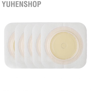 Yuhenshop Ostomy Bag Barrier  Disposable 5pcs Hook and Loop Fastener Colostomy Rings for Home