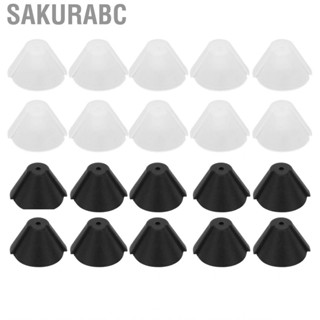 Sakurabc 10pcs Hearing Amplifier Ear Plugs Flexible Horn Shaped Silicone Ampli US