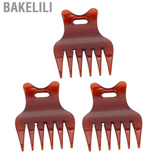 Bakelili 3Pcs Hair Comb Styling Set Wide Tooth Round  Detangling