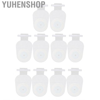 Yuhenshop 10pcs Disposable Colostomy Bags One Piece Bag Cut to Fit Ostomy Supply