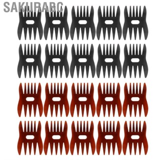 Sakurabc Men Wide Tooth Hair Comb  Double Sided Styling Safe Design Lightweight 10pcs Rounded  Ergonomic Handle Small for Hairstylist Home