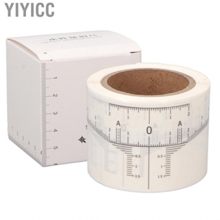 Yiyicc 1 Roll Eyebrow Ruler Stencil  Transparency Clear Plastic