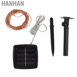 Hanhan Solar String Lights IP44  Heatproof Powered Copper Wire New