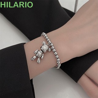 Hilario Baer สร้อยข้อมือ สเตนเลส รูปสัตว์ / ราศี ชุบพราว สไตล์เกาหลี ของขวัญวันเกิด