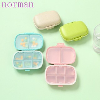 Norman เคสยา พลาสติก พร้อมแหวนซีล กันฝุ่น แบบพกพา 8 ช่อง สําหรับครัวเรือน