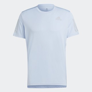 adidas วิ่ง เสื้อยืด Own the Run ผู้ชาย สีน้ำเงิน IC7630