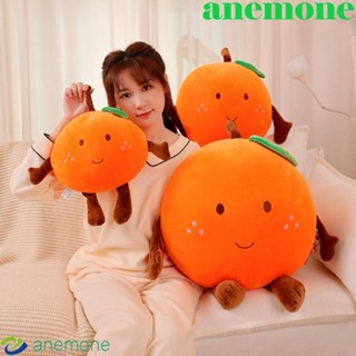 Anemone หมอนตุ๊กตานุ่ม รูปผลไม้น่ารัก สีส้ม ขนาด 40~80 ซม. สําหรับตกแต่งห้อง