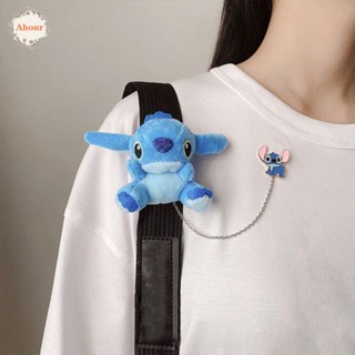 Ahour เข็มกลัด เกาหลี น่ารัก เด็ก ปิกาจู ไดโนเสาร์ ตุ๊กตา Stitch ป้ายบนกระเป๋าเป้สะพายหลัง