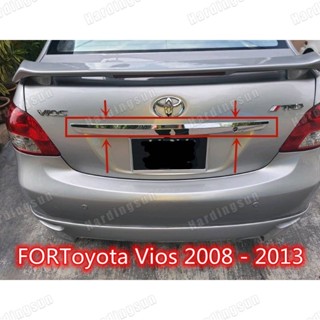 โครเมี่ยมบาร์ด้านหลัง อุปกรณ์เสริม แบบเปลี่ยน สําหรับรถยนต์ Toyota Vios 2007-2013