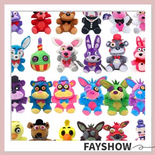 Fay หมอนตุ๊กตานุ่ม รูปการ์ตูนกระต่าย FNAF Bonnie Chica ขนาด 18-25 ซม.