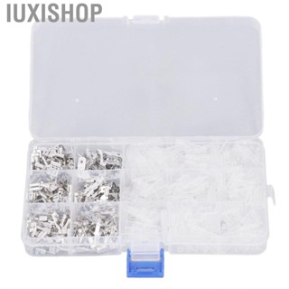 Iuxishop 2.8mm 4.8mm 6.3mm Copper Tin Plated Spade Terminals 480 Pcs Male Female