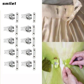 Smile ตะขอโลหะ และบาร์ยึด DIY สําหรับเย็บเสื้อผ้า กระโปรง ชุดชั้นใน กางเกง