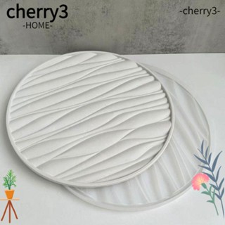 Cherry3 ถาดแม่พิมพ์ซิลิโคนเรซิ่น อีพ็อกซี่ ทรงกลม ขนาดใหญ่ 300 มม. สําหรับทํานาฬิกา DIY