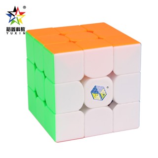  Yuxin ลูกบาศก์ปริศนา 3x3x3 ความเร็ว 3x3 ไร้สติกเกอร์ สีดํา ของเล่นสําหรับเด็ก