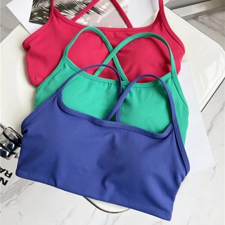 【YOGATRUTH】สปอร์ตบราเซ็กซี่ แบบแห้งเร็ว สีนู้ด สําหรับผู้หญิง ใส่เล่นโยคะ วิ่ง ฟิตเนส