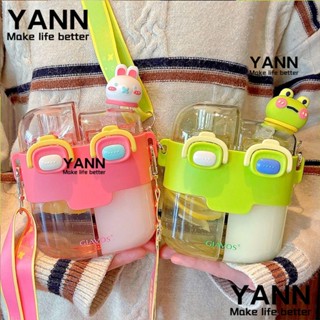 Yann1 ขวดน้ํา พร้อมหลอดดูด ความจุขนาดใหญ่ กันรั่วซึม ปรับได้ คุณภาพสูง สําหรับผู้ใหญ่