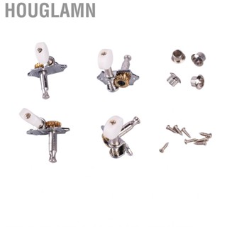 Houglamn 4PCS Ukulele Tuning Peg Metal Machine Head Tuner Replacement With Screw