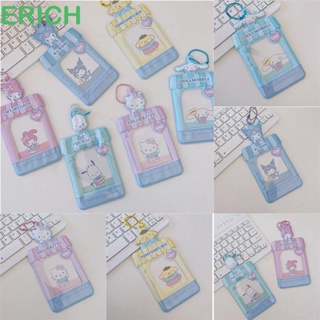 Erich ซองใส่บัตร PVC ลายแมว Kuromi Cinnamonroll Kitty Kpop Star สําหรับเป็นของขวัญ