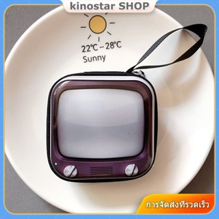 Creative Tinplate กระเป๋าใส่เหรียญเทปวินเทจกระเป๋าใส่เหรียญการ์ตูนกระเป๋ากุญแจเหรียญชุดหูฟังถุงเก็บ [Kinostar]